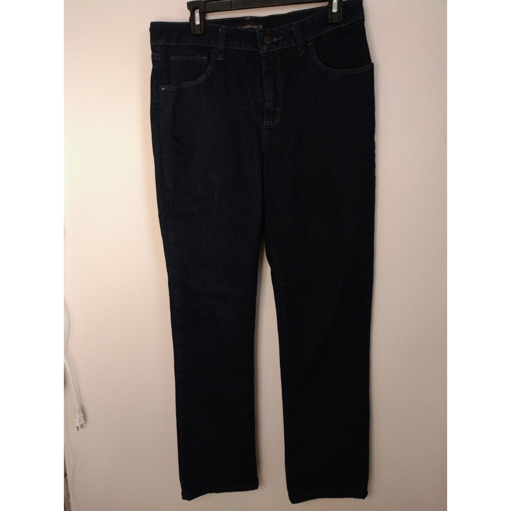 Lee Women's Jeans Classic Fit Straight Leg Blue 10M Pre-Owned